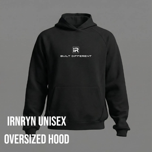 IRNRYN Built Different Unisex Oversized Hood